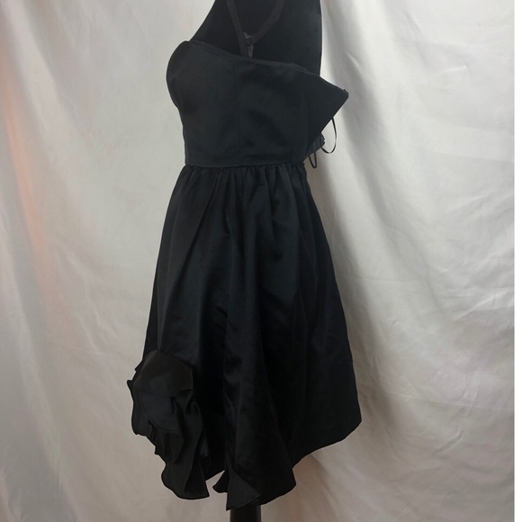 REBECCA TAYLOR Strapless Black Cocktail Dress - Picture 4 of 6